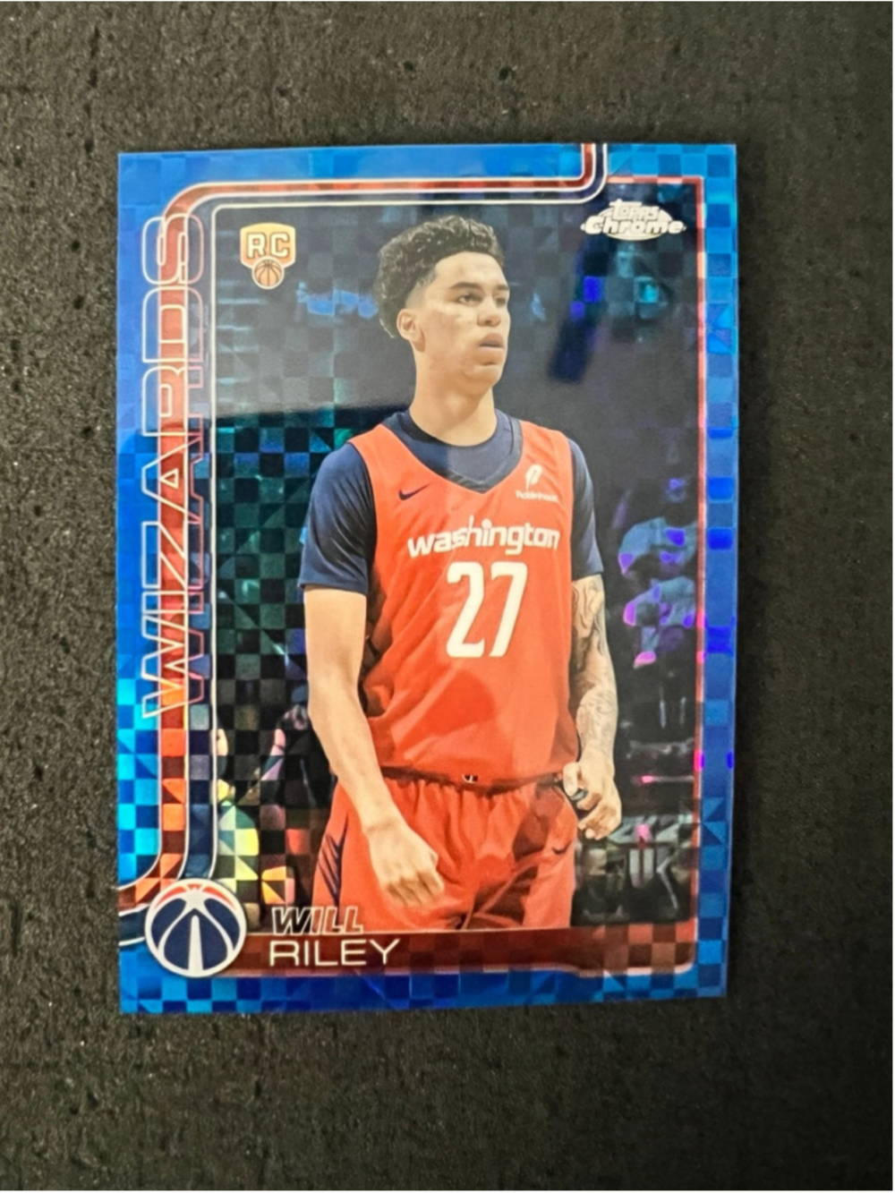 Will Riley - 2025 Topps Chrome - Blue X-Fractor Refractor